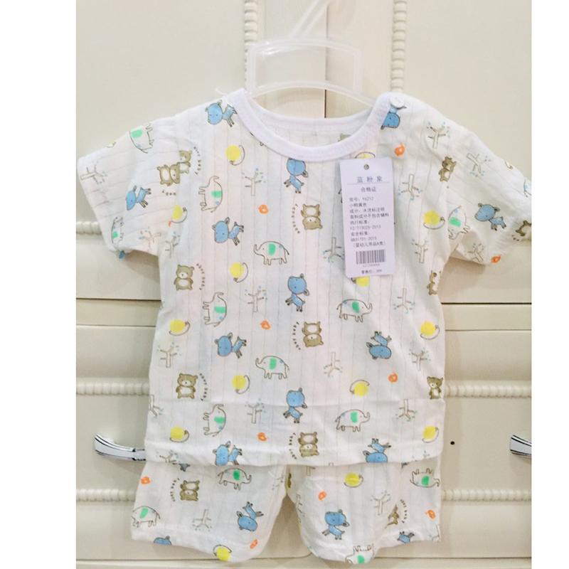 Combo 5 bộ cộc cotton giấy cài vai cho bé