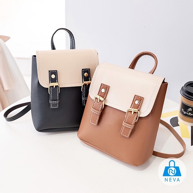 Ba lô mini da pu phong cách trẻ trung 2 KIỂU ĐEO BL280