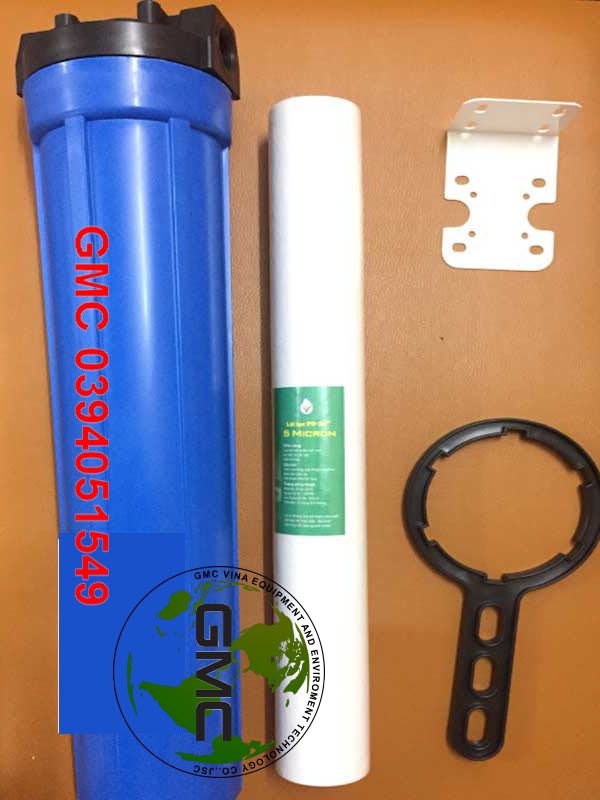 cốc lọc 20inch đơn xanh - trắng