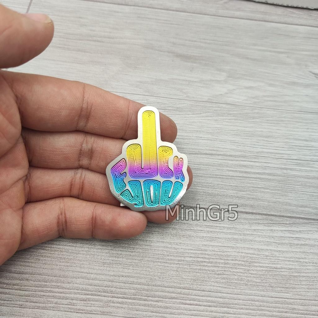 LOGO TEM STICKER GR5 TITAN BỚT CÀ KHỊA, NGÓN TAY, DUREX