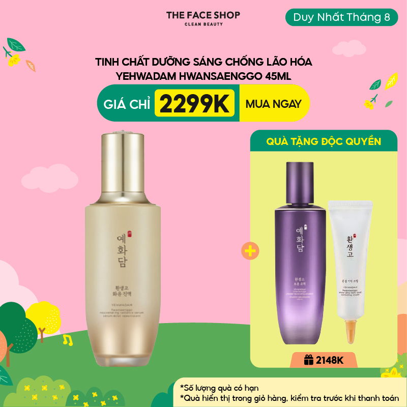 Tinh Chất Dưỡng Da TheFaceShop Yehwadam Hwansaenggo Rejuvenating Radiance Serum 45ml