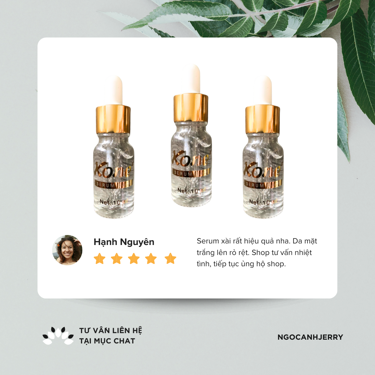 Serum dưỡng trắng da đa năng Kon.e Thái Lan, (10ml)