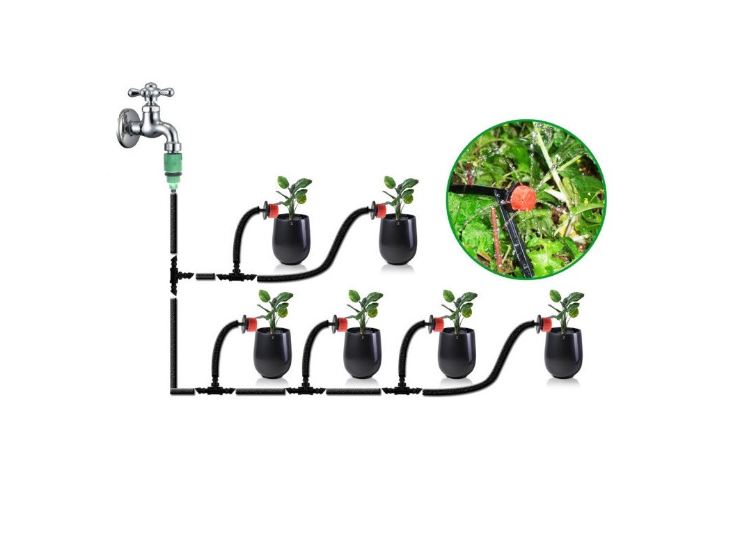 Bộ KIT tưới hoa cây cảnh cho 20 chậu