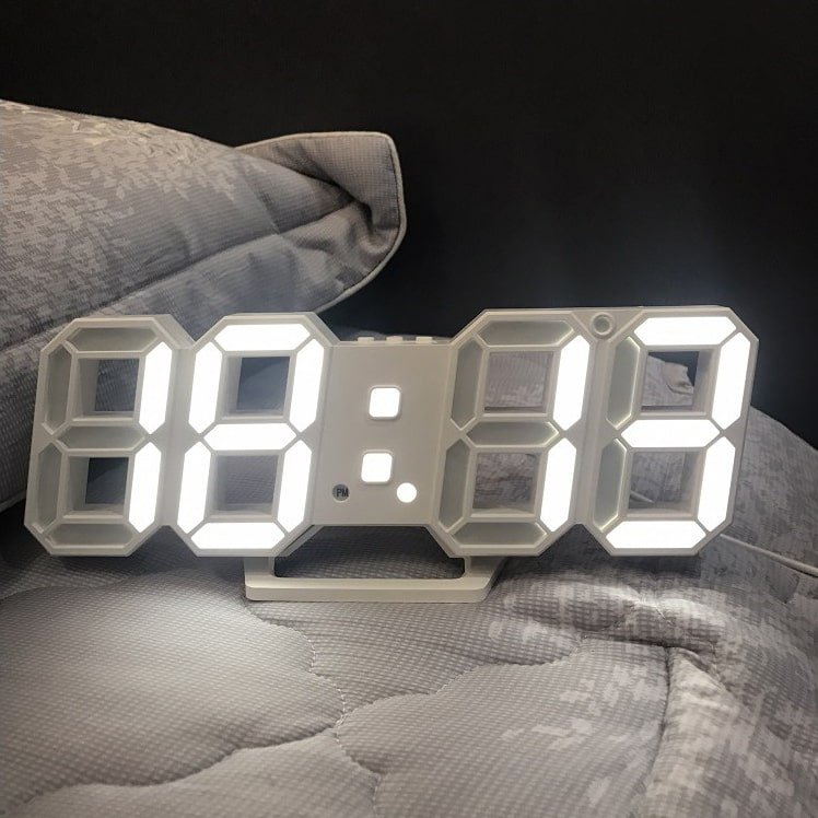 Đồng hồ LED treo tường, để bàn 3D Smart Clock.
