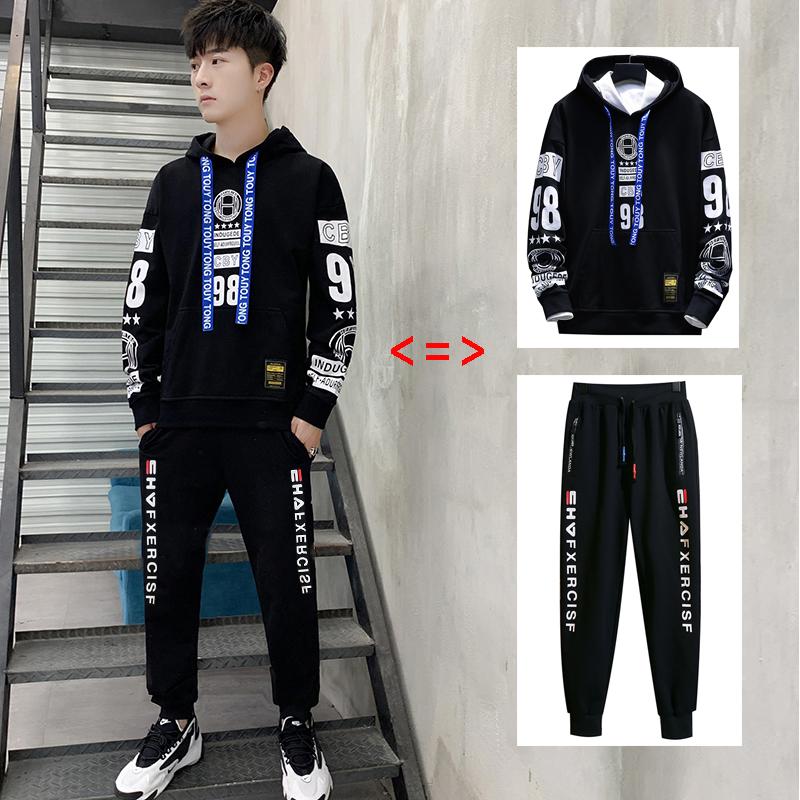 Bộ Đồ Nỉ Thu Đông Nam Áo Hoodies 98 Kết Hợp Quần Jogger Cá Tính Năng Động Thời Trang FORHIMCS2 SET NAM 9000076C