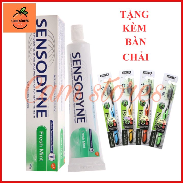 COMBO 2 Kem Đánh Răng Sensodyne Nhập Thái Lan + Tặng kèm 1 bàn chải đánh răng