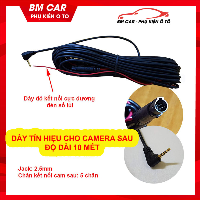 Dây 10 mét kết nối camera hành trình