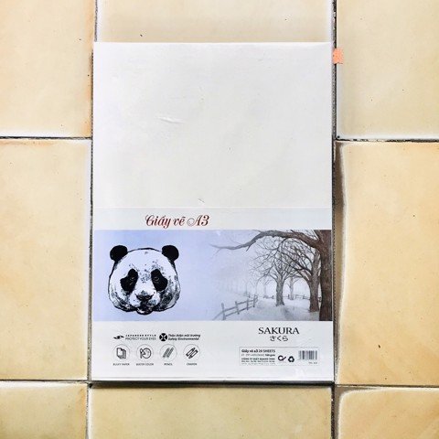 Giấy vẽ A3 Sakura 20 tờ