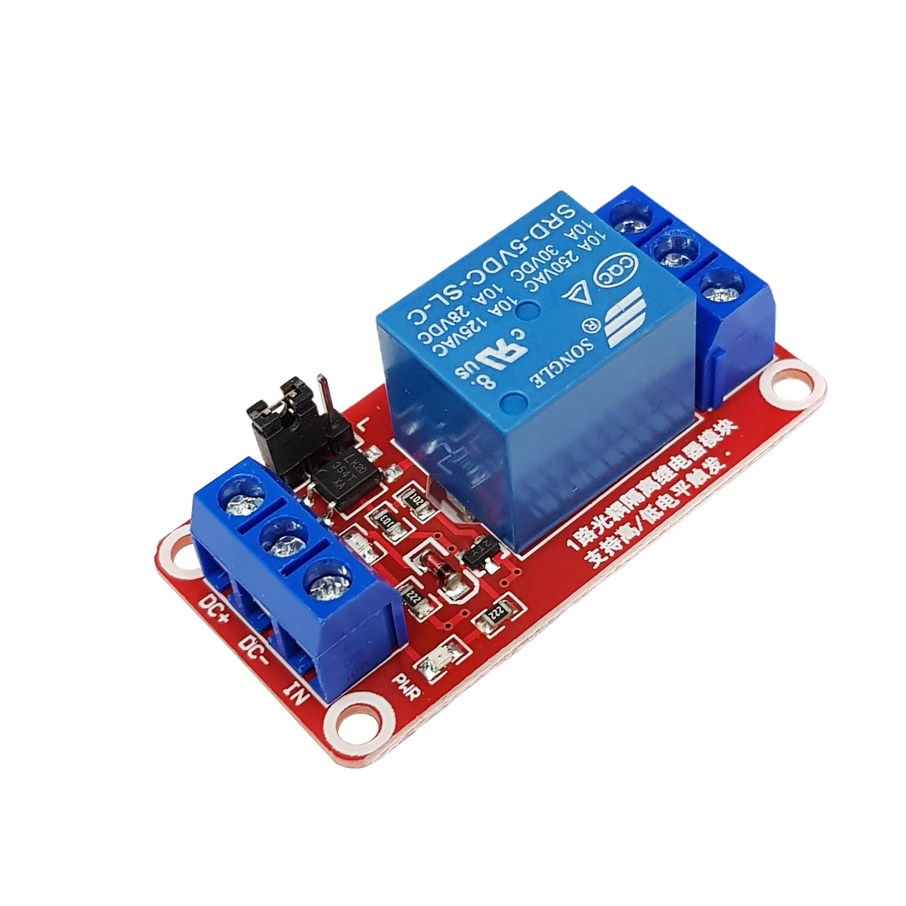 Module 1 Relay Với Opto Cách Ly Kích H/L (5VDC)