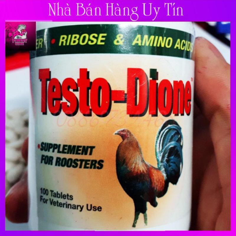Testo Dione Hộp 100 Viên-Nuôi Gà Tơ Chế Độ Đá-Đặc Biệt Nuôi Gà Tơ Cự Yếu Lõn Lẽn