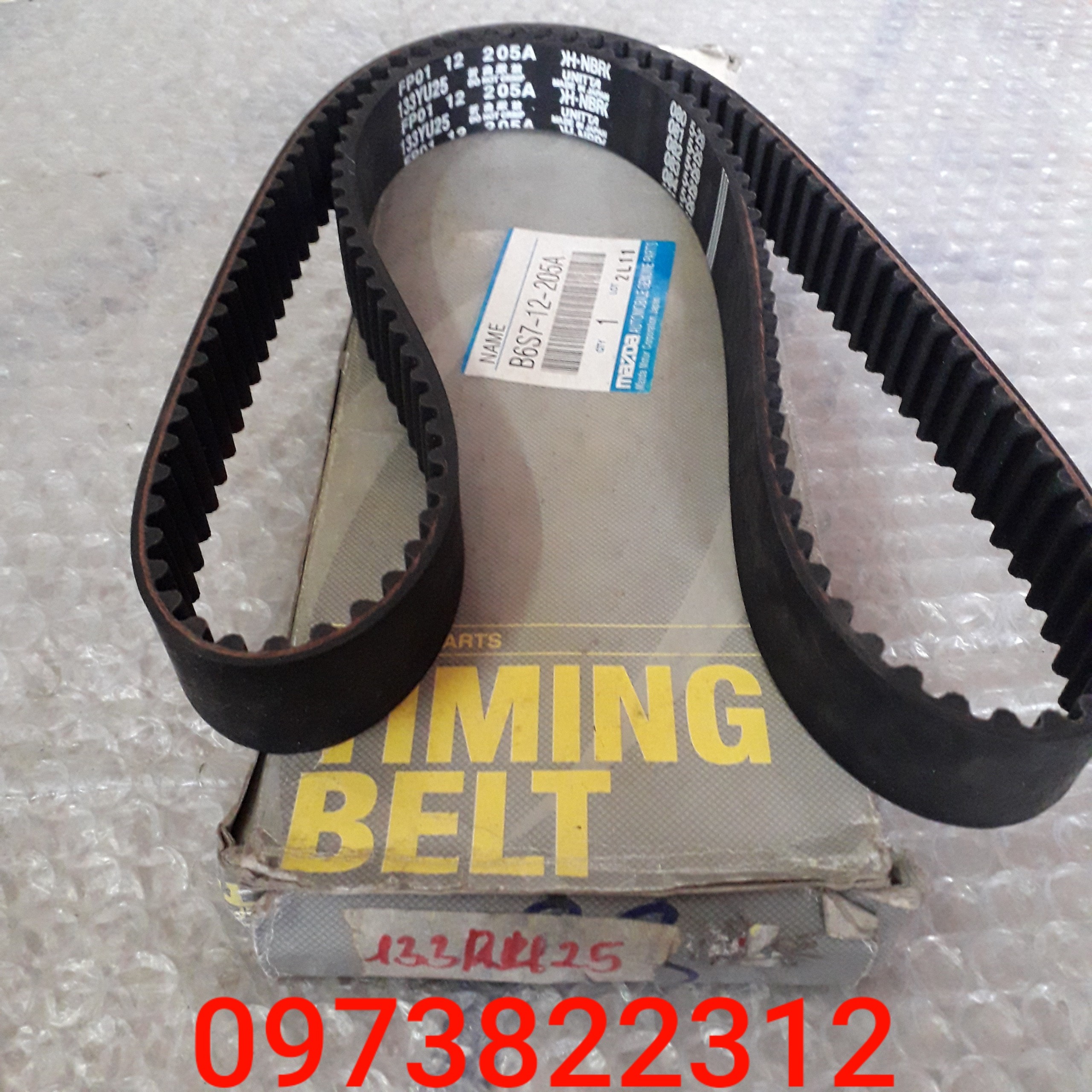 Dây cam Laser 1.8, Premacy  ( 133 Răng Bản 25) OEM