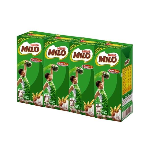 Thùng 48 Hộp Sữa Milo Lúa Mạch 180ml