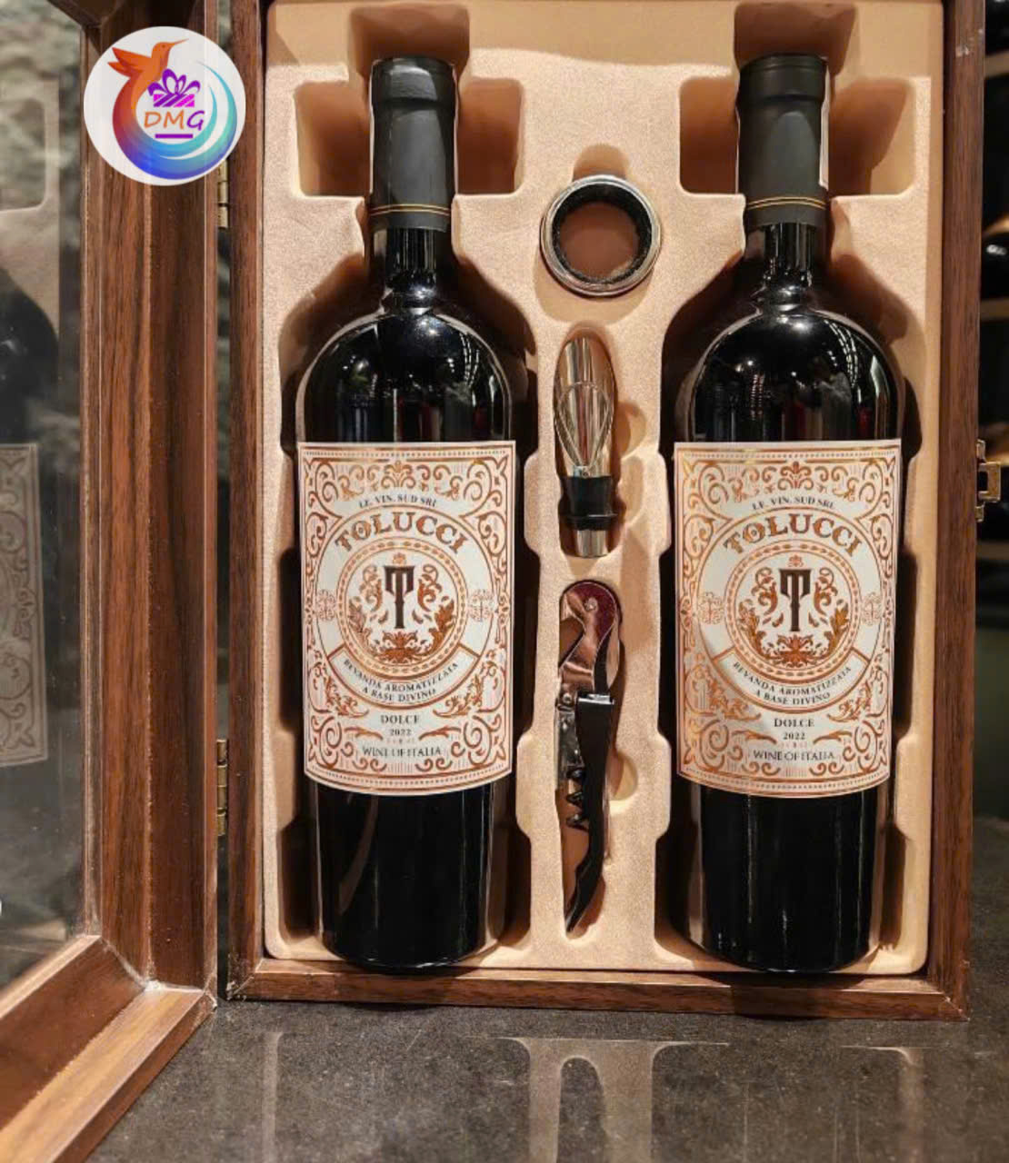 [NHẬP KHẨU] VANG ĐỎ NGỌT (Ý) TOLUCCI SEMI - 750ML (10.5%) - DMG WINE