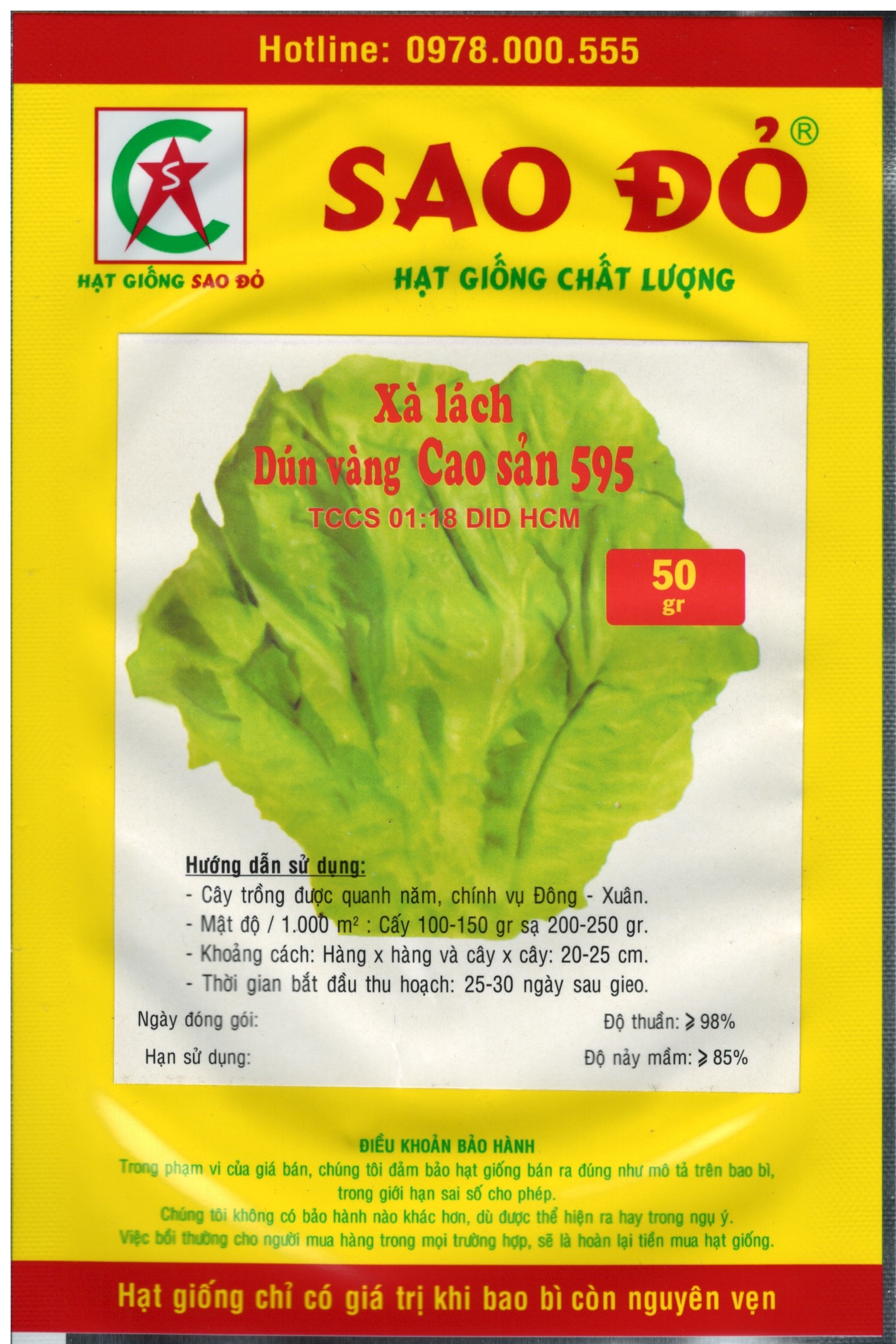 [HCM]hạt giống đậu đũa 522 gói 10 gr