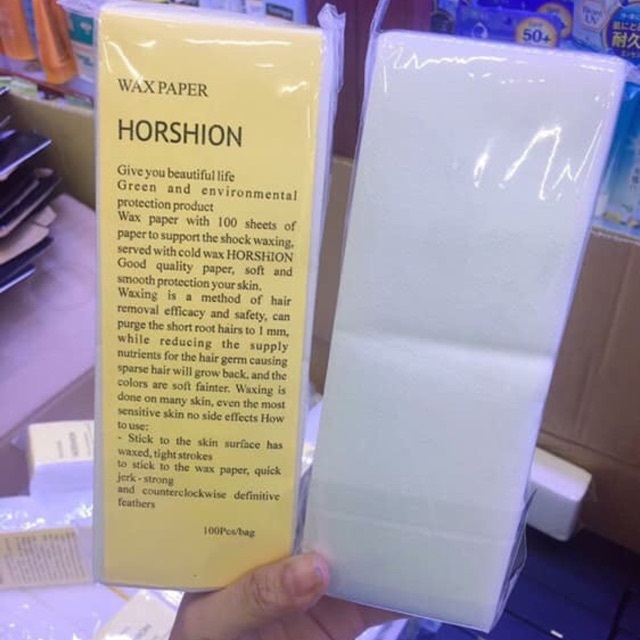 Sáp Lạnh & Giấy Wax Lông Horshion 750ml