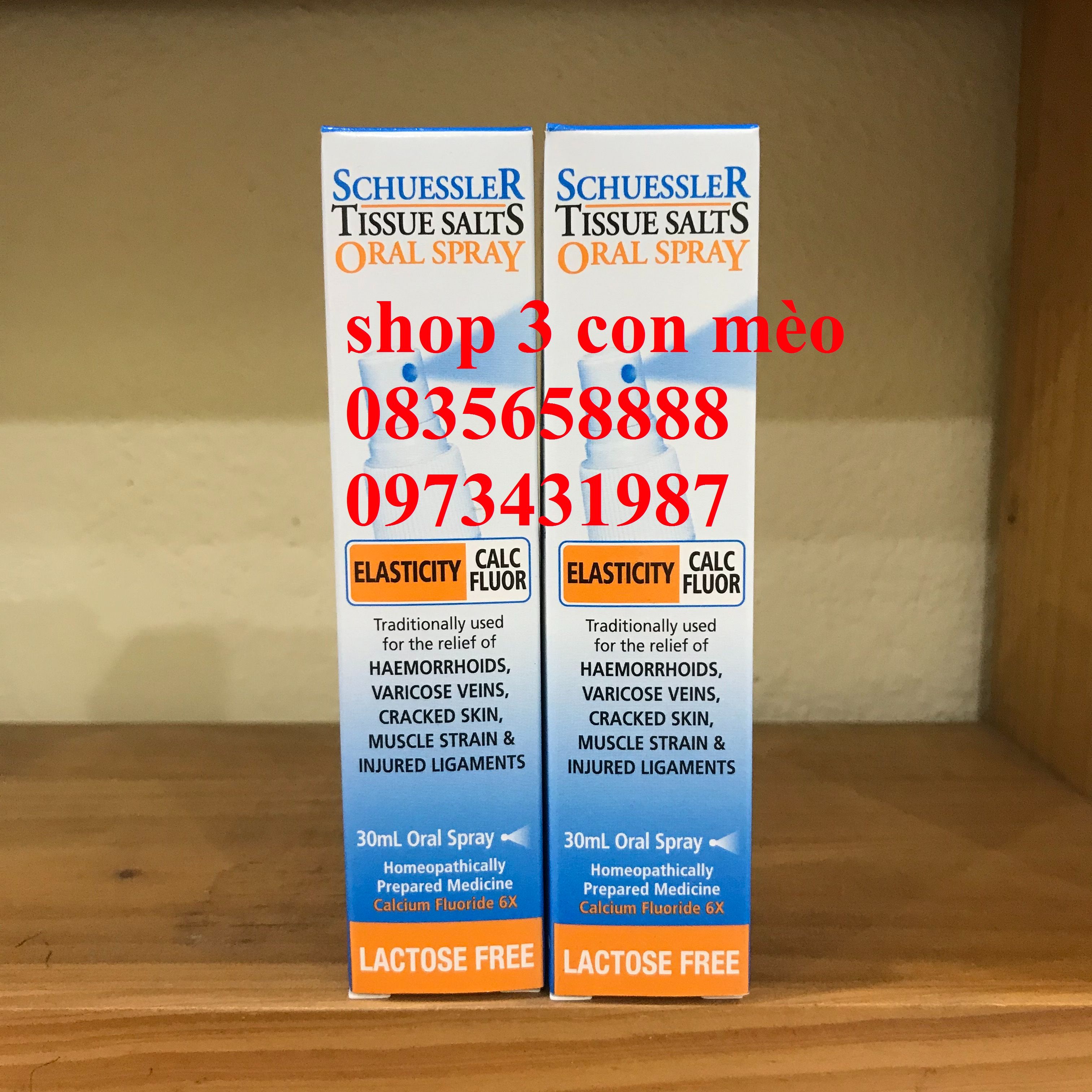 Tissue Salts Oral Spray Elasticity Calc Flour