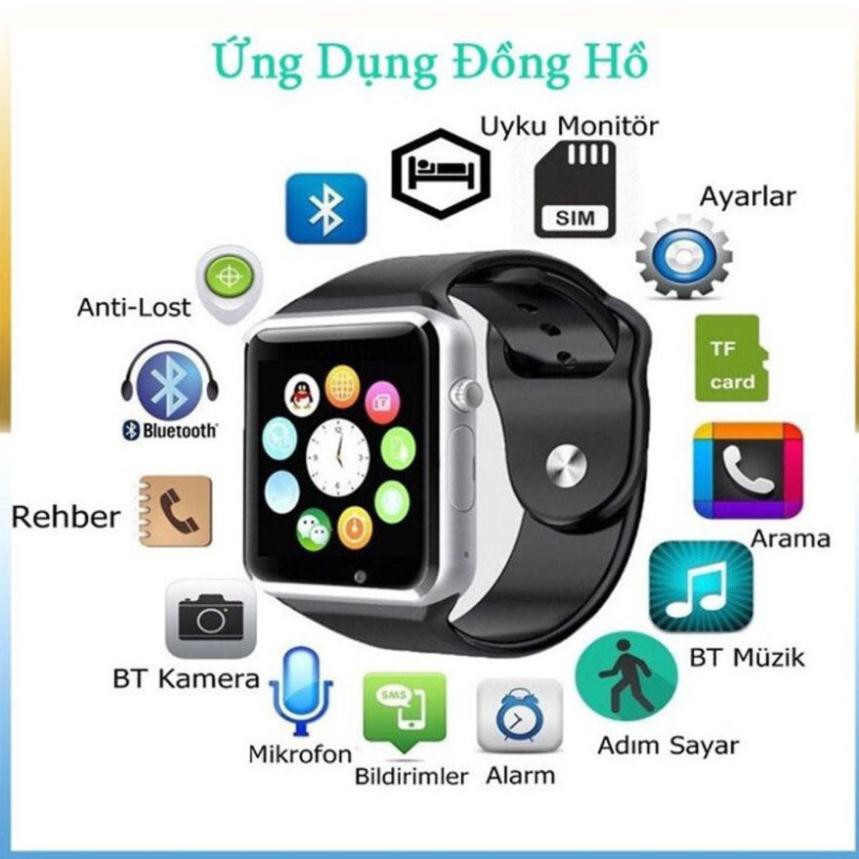 Đồng Hồ Smartwatch A1 Thông Minh Nghe Gọi