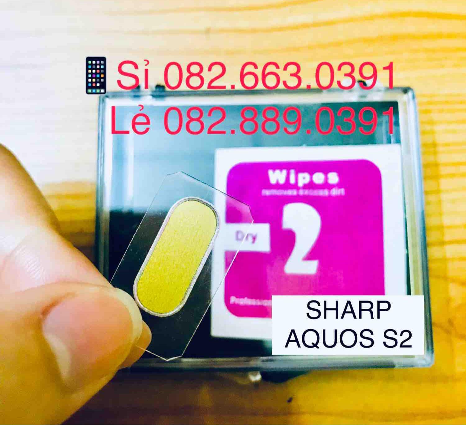 [HCM]SHARP Aquos S2 - Ốp lưng Đen + Dán Cường lực full màn hình + Cường lực Camera
