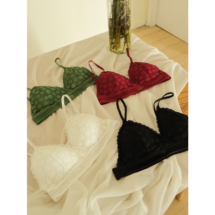 Bralette có mút mỏng ren mềm thoáng