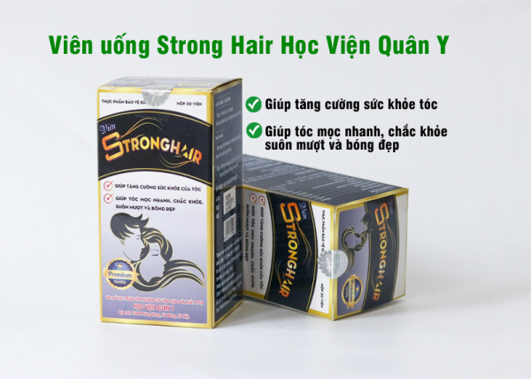 Viên nang giúp mọc tóc, chống rụng tóc Strong Hair HVQY 30 viên nhập khẩu