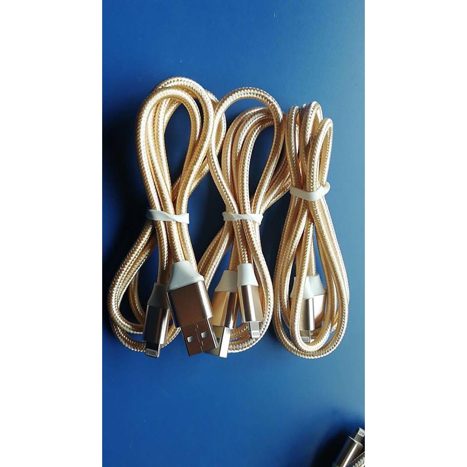 Cáp Sạc 3m Dây Dù Chống Gãy Sạc Nhanh Iphone/Samsung Androi