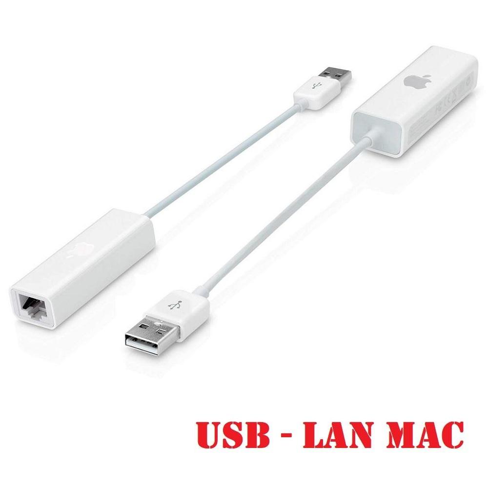 Cáp kết nối dây mạng Lan cho máy Mac - Apple USB Ethernet Adapter (Trắng)