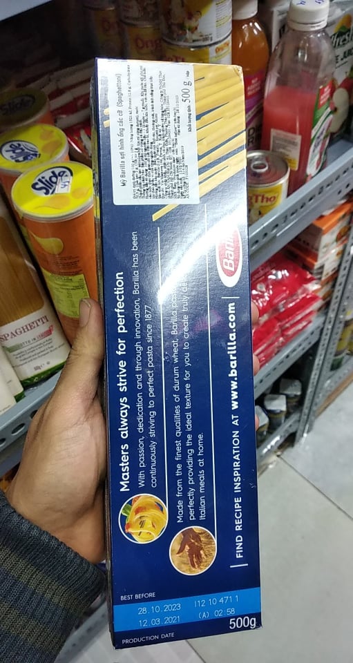 Mì ý spaghetti số 7 Barilla 500g