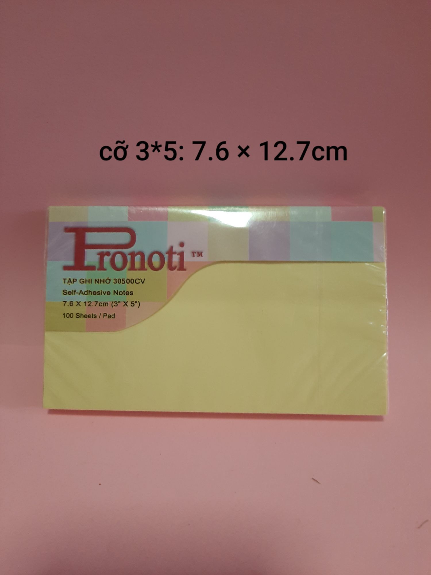 Giấy nhớ pronoti-giấy note ghi chú các cỡ.