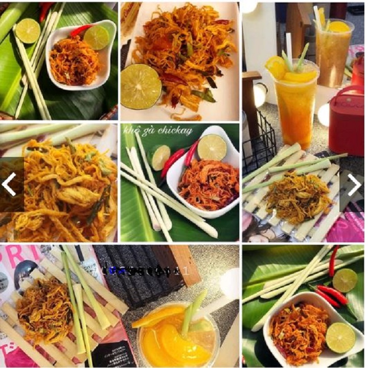300g KHÔ GÀ LÁ CHANH LON PET