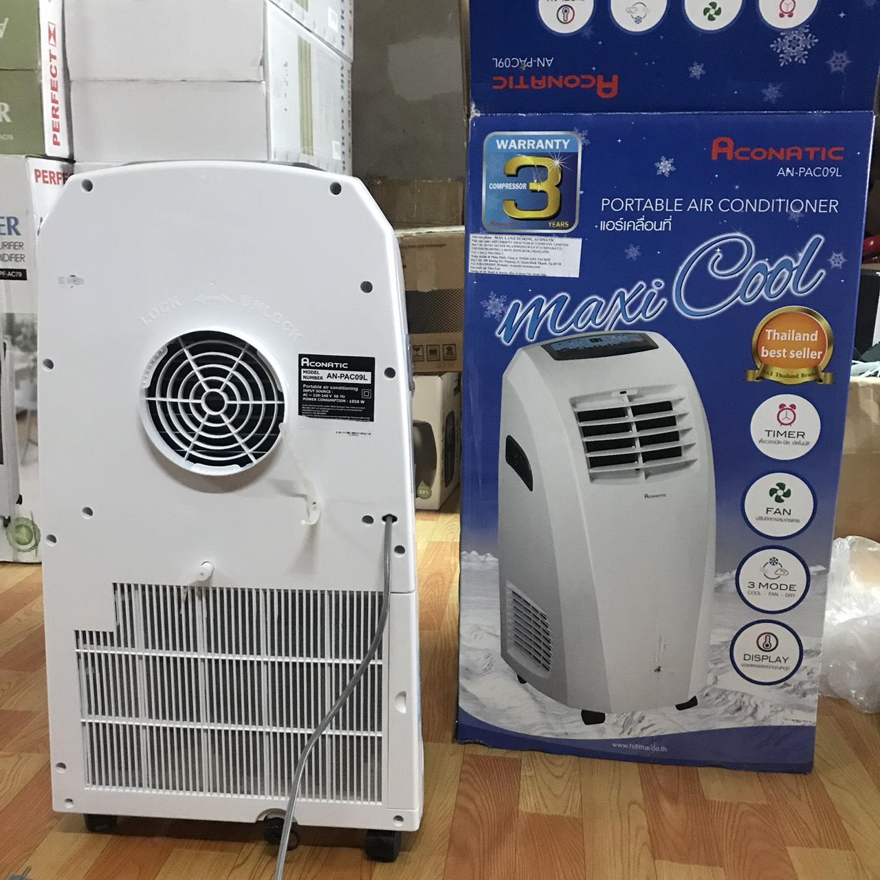 Máy Lạnh Di Động NHẬP KHẨU THÁI LAN Aconatic 9000BTU (1HP)
