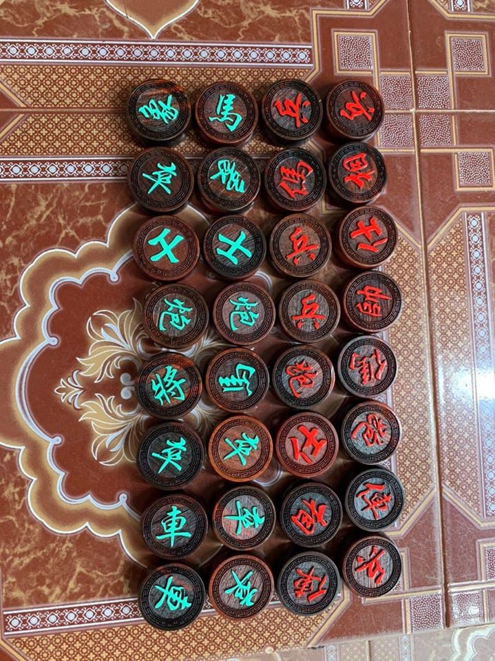 bộ quân cờ gỗ trắc ( không có bàn 2020)