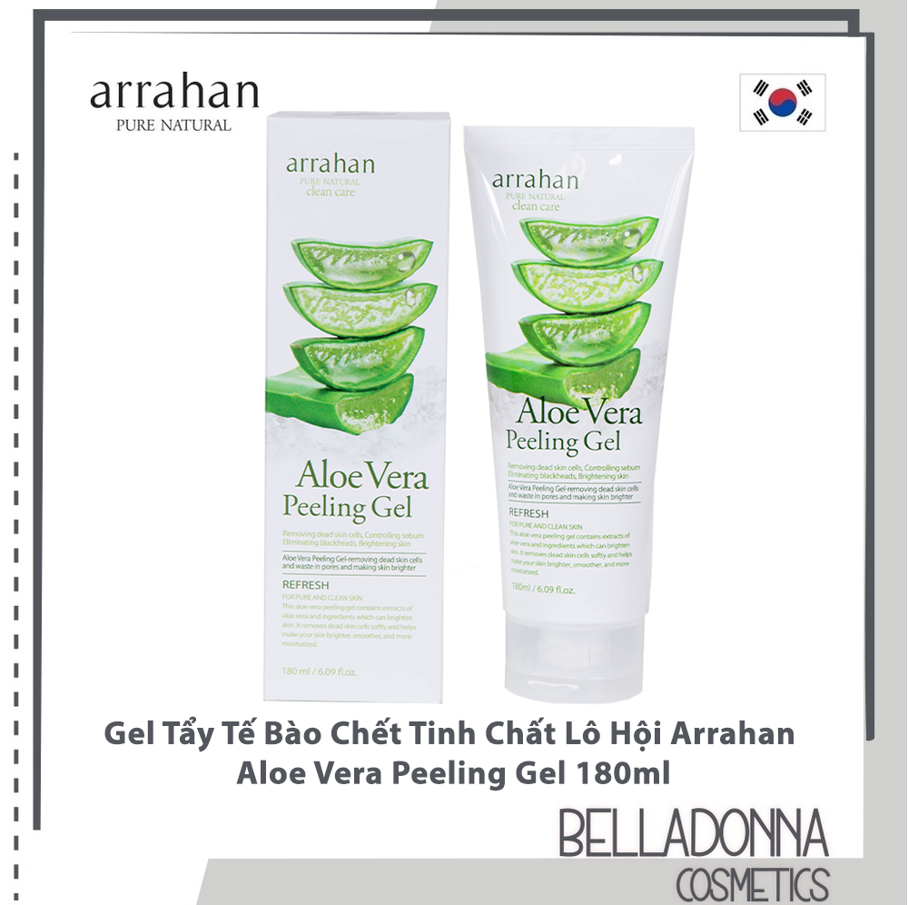 [HCM] Gel Tẩy Tế Bào Chết Tinh Chất Lô Hội Arrahan Aloe Vera Peeling Gel 180ml