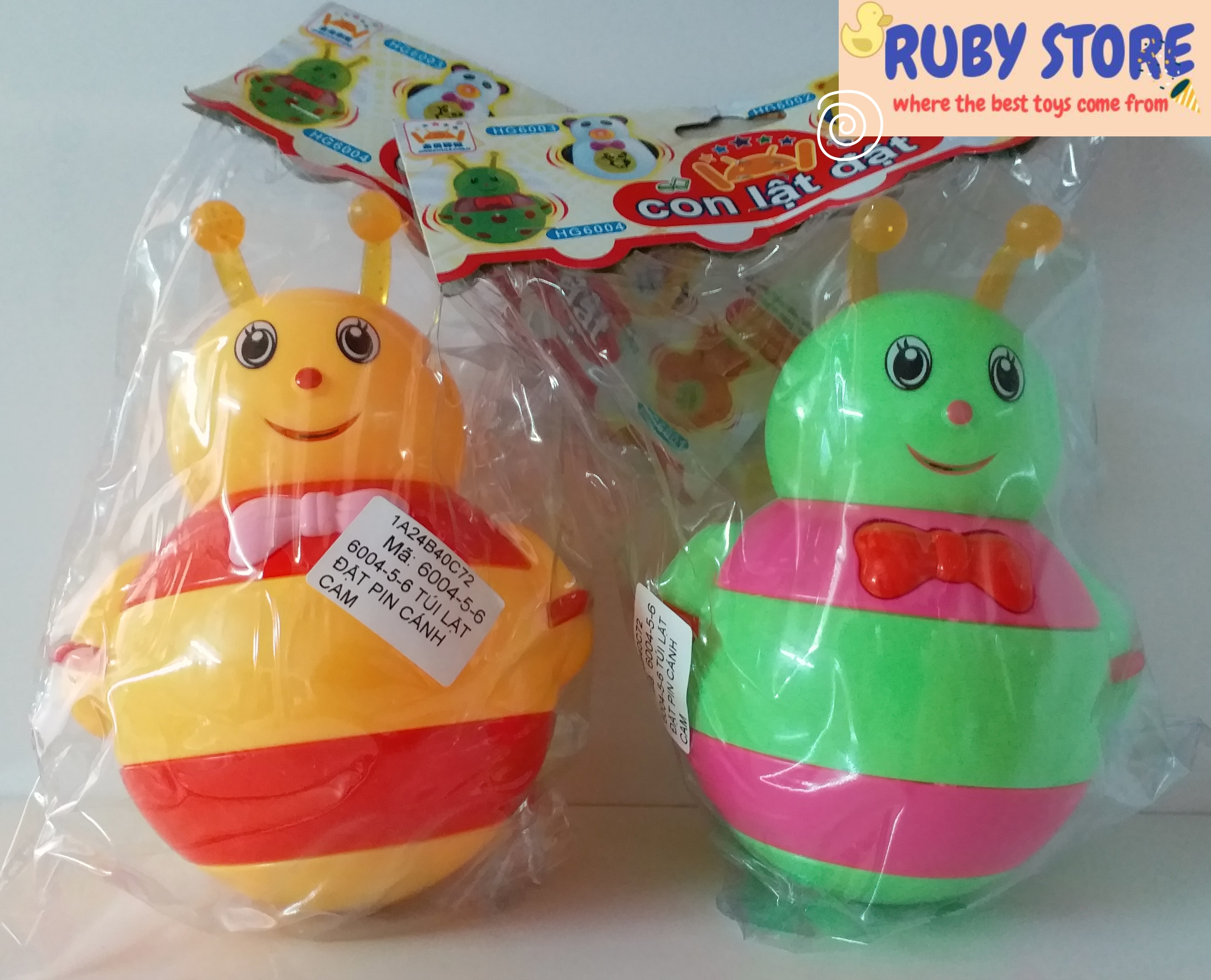 ĐỒ CHƠI CON LẬT ĐẬT ĐỦ KIỂU CÓ ĐÈN NHẠC kèm 3 pin nút