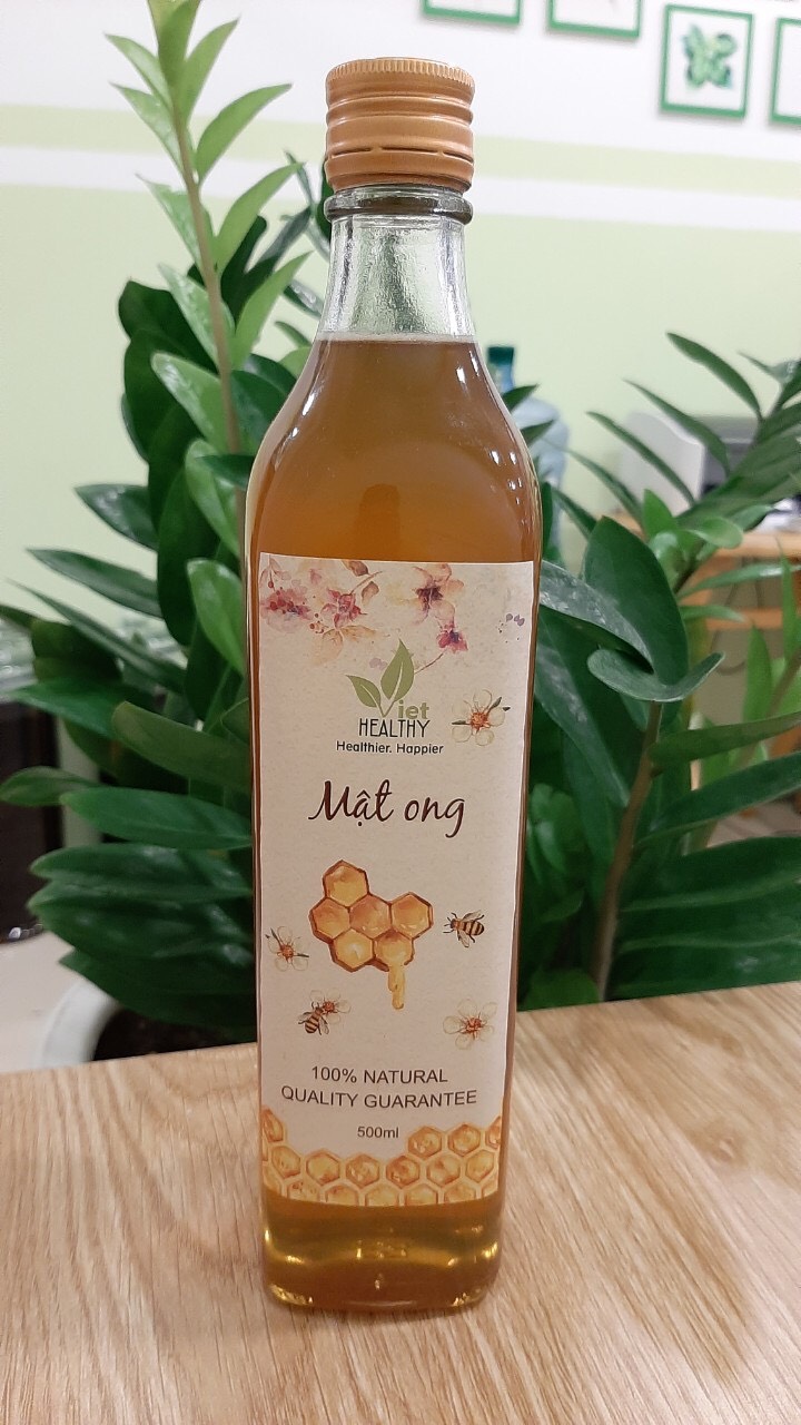 Mật ong tinh khiết Viet Healthy Chai 500ml
