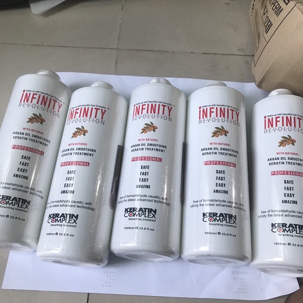 Keratin Complex phục hồi tóc hư nát ( không cay ) Infinity Revolution 1000ml