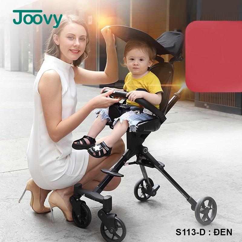 Xe đẩy du lịch 2 chiều siêu nhẹ Joovy S113 Màu đen