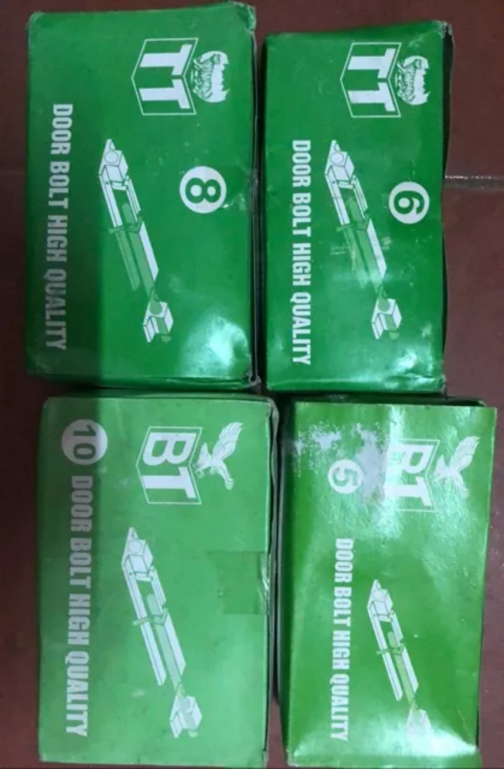 CHỐT CỬA NHÔM 5CM, 6CM, 8CM, 10CM (2 CHIẾC)