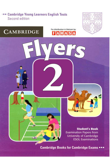Cambridge Flyers 1,2,3,4,5,6,7,8,9 màu(tặng kèm audio