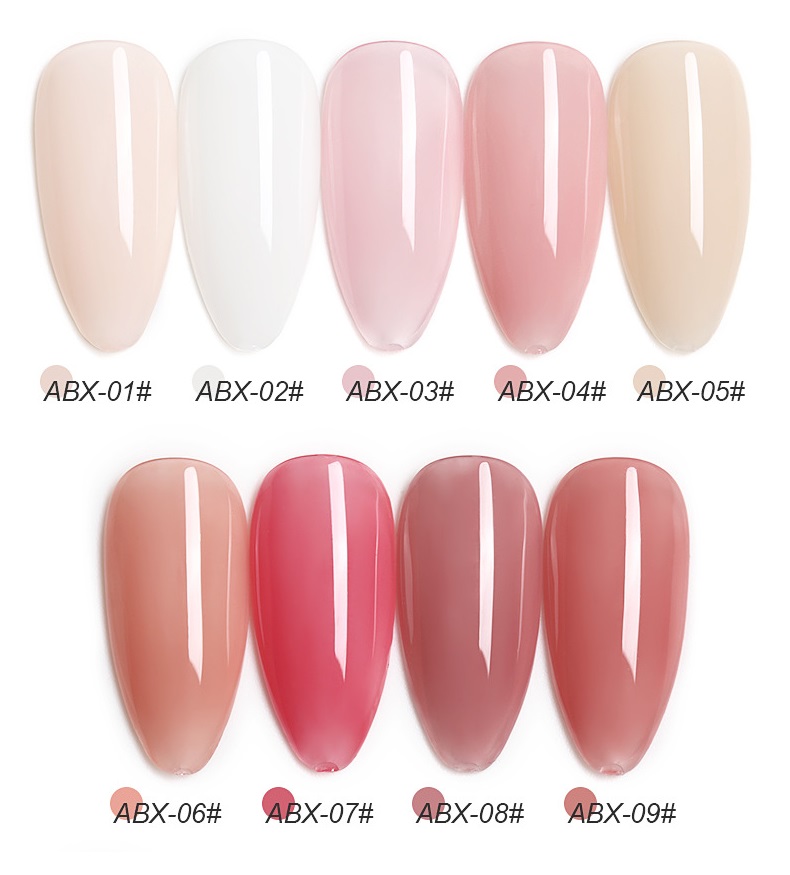 [HCM]Sơn gel AS red - màu thạch hồng mã ABX