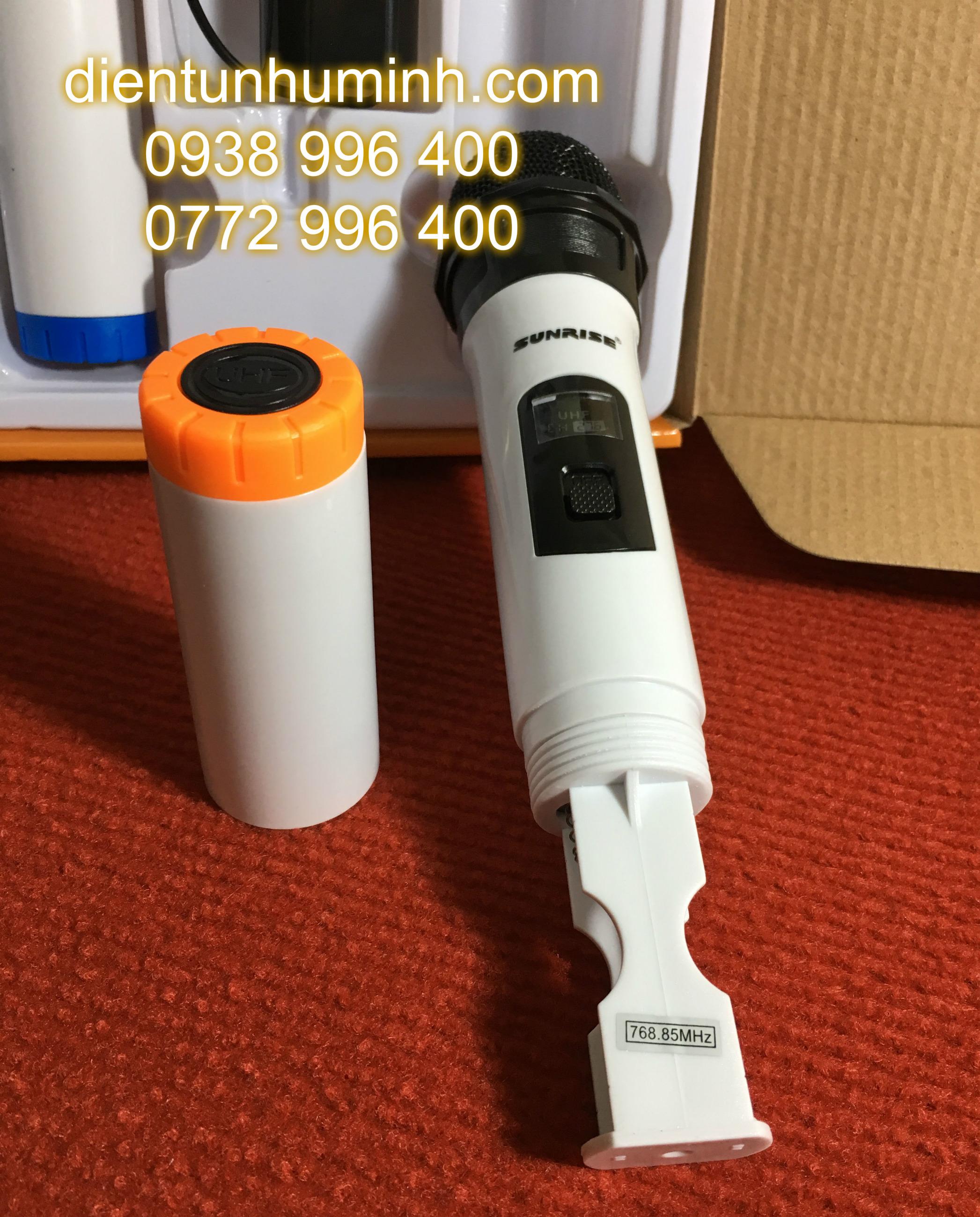 [HCM]micro không dây cho loa kéo bộ 2 cây UHF