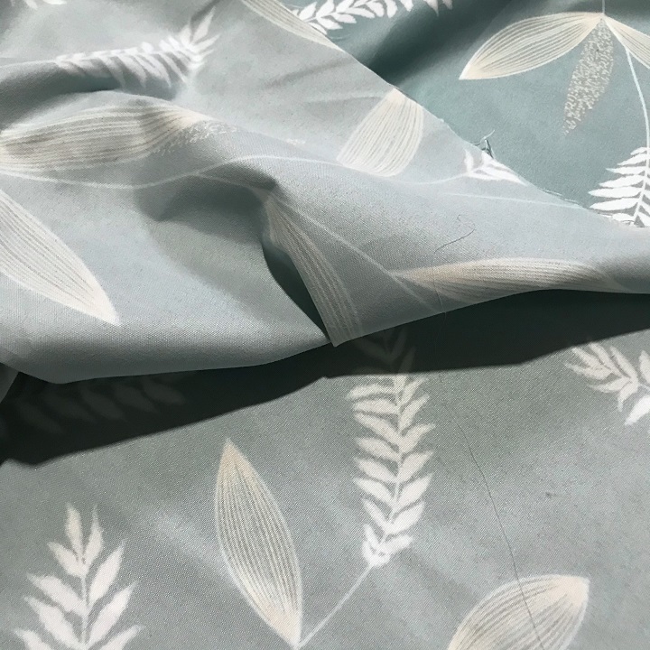 2m Vải Poly Cotton Xanh Nhạt Lá