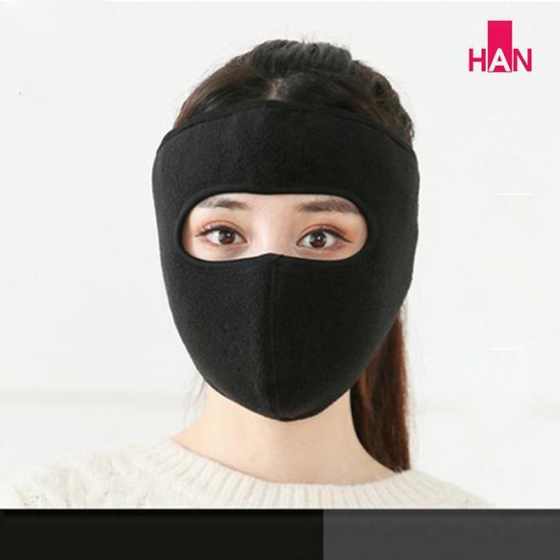 Giá bán Khẩu trang ninja vải lót nỉ che kín mặt trán chống nắng chống bụi nhiều màu thích hợp cho cả nam và nữ - Khau trang ninja lot ni che kin mat tran chong nang chong bui