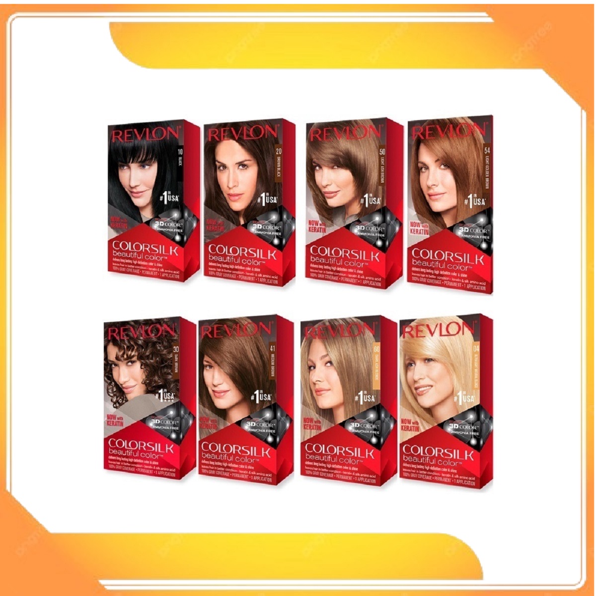 Revlon Colorsilk Hair Dye Box