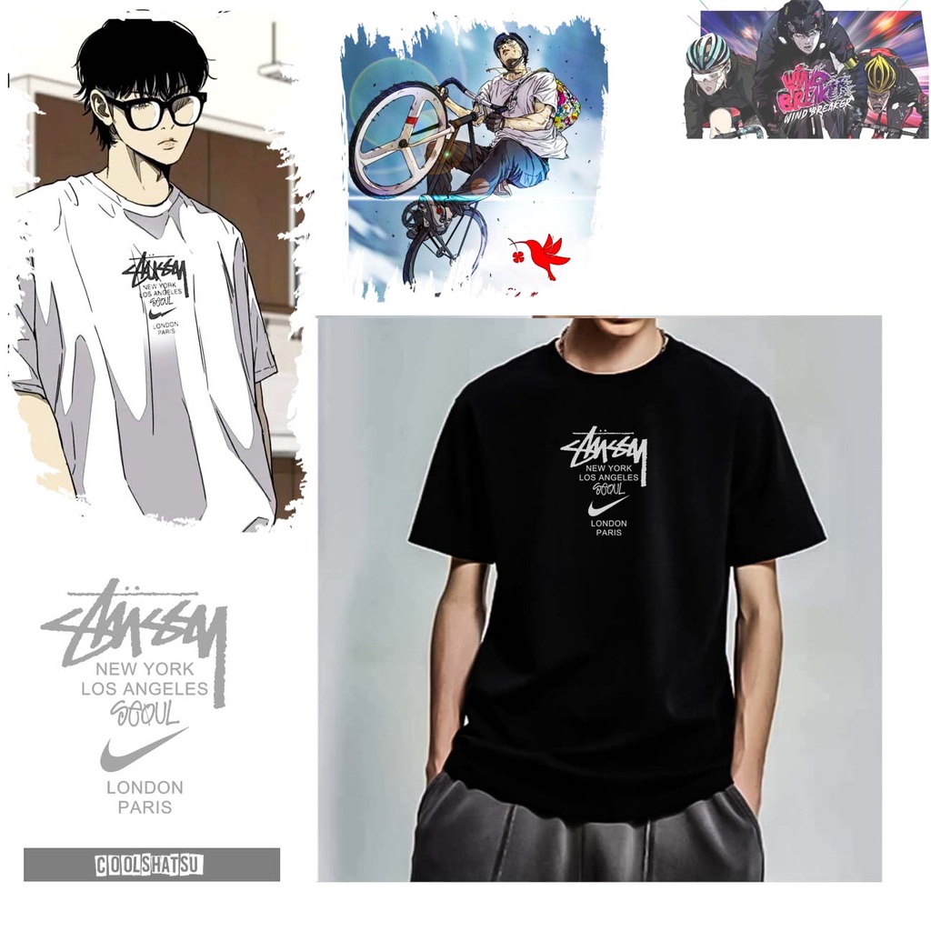 Áo thun windbreaker shirt jayjo 2 mẫu áo tại adt official store | basic anime store