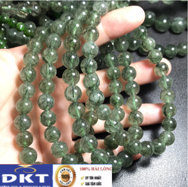 🍁 HÀNG VIP- Chuỗi thạch anh tóc xanh cao cấp,đủ side ,hàng bao đẹp ( có tặng dây VÀ hộp )