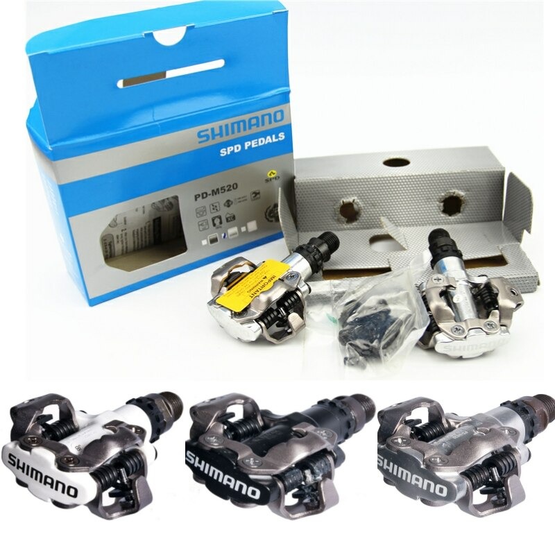 Pedal Shimano PD-M520 Can Cá SPD Dành Cho Xe MTB