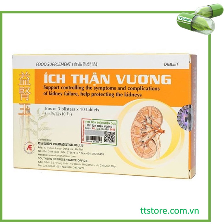 Ích Thận Vương - Suy thận