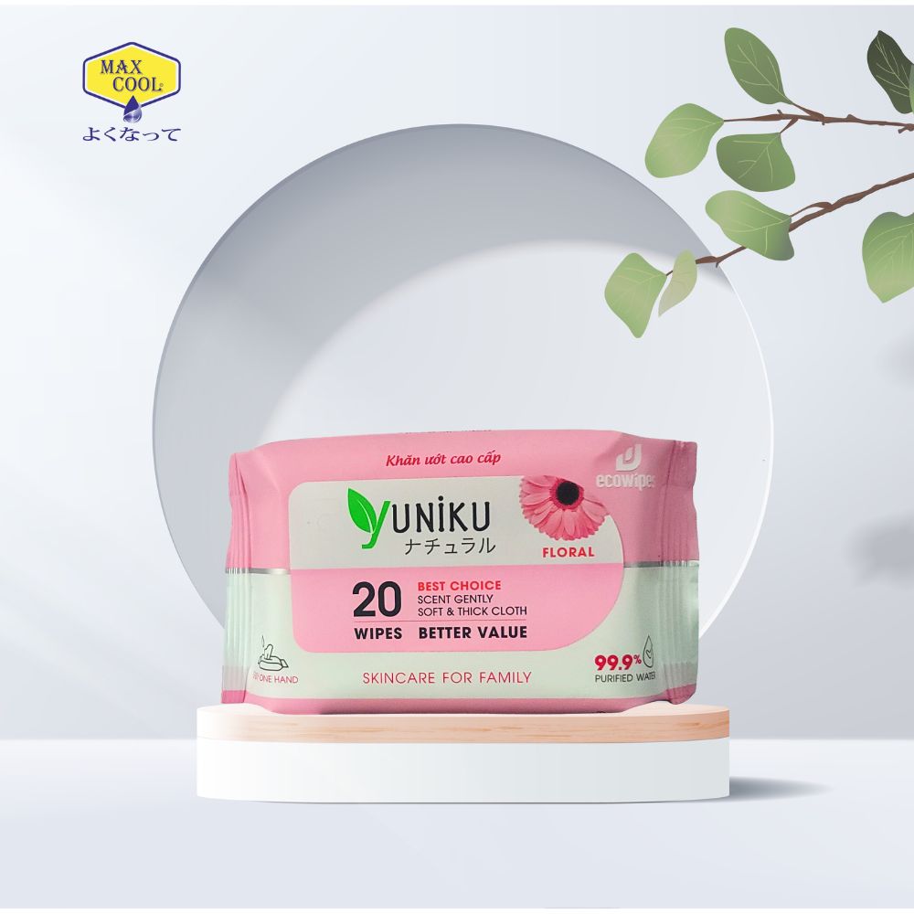 Combo 3 gói Khăn giấy ướt cao cấp 20 Tờ (HÀNG CHÍNH HÃNG)