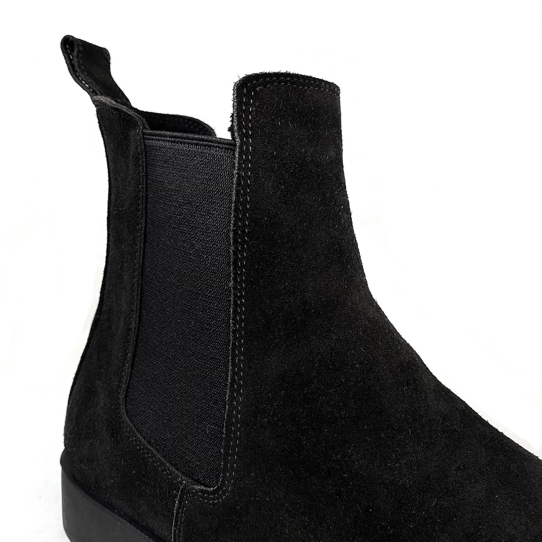 Giày Nam Chelsea Boot Da Bò Thật TEFOSS HT350 Đen