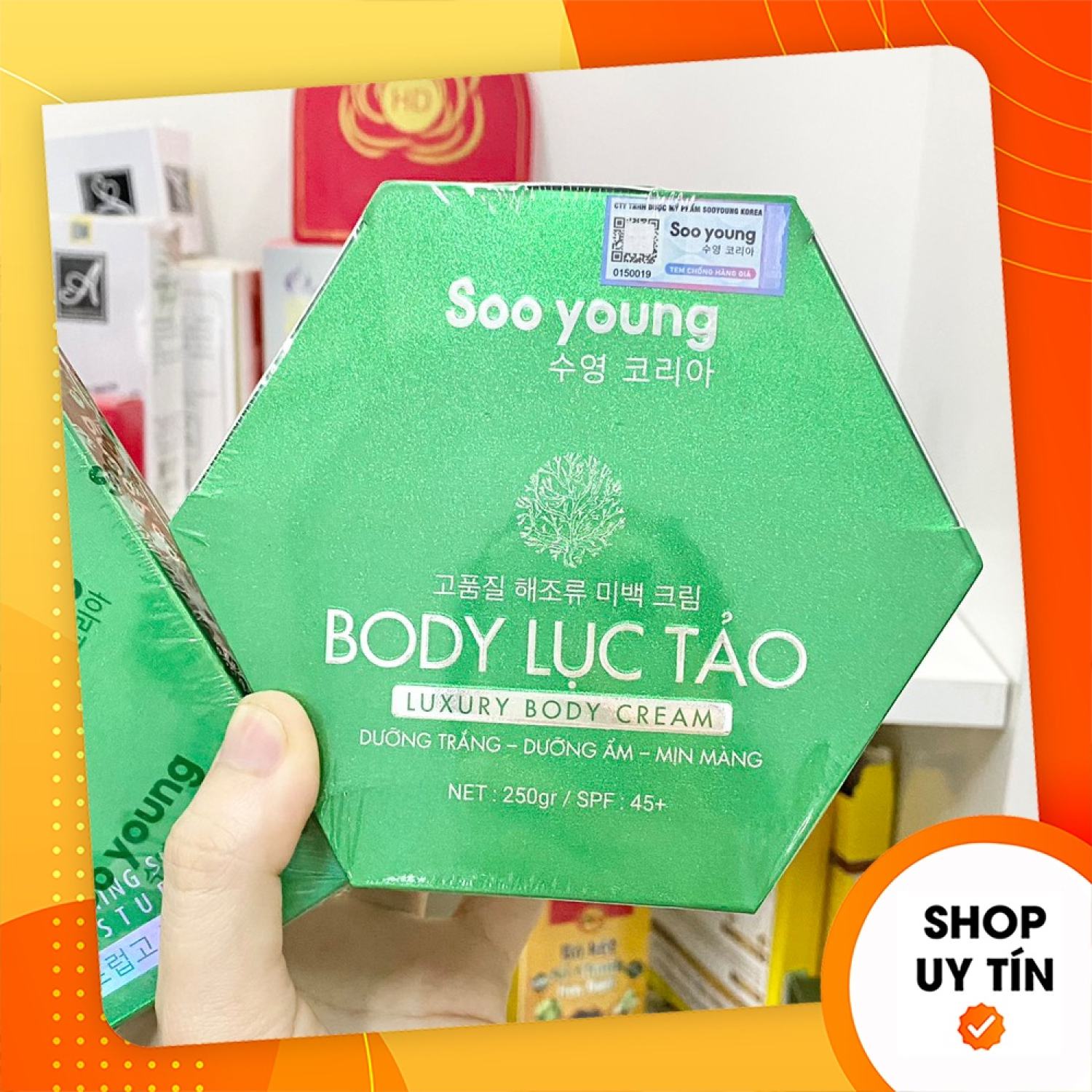 [Chính hãng] Kem Body Lục Tảo Soo Young và Tắm trắng Lục tảo - Mỹ phẩm Soo Young